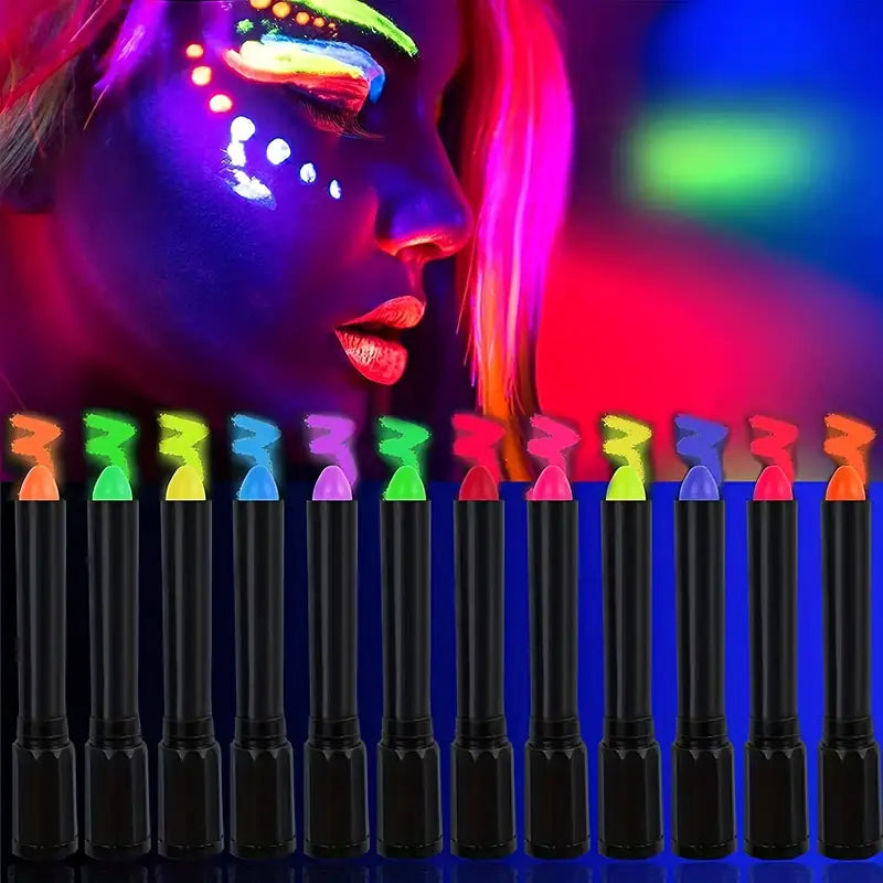 Pintura Facial Neón UV
